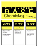 Amazing Race review activity - science chemistry unit template
