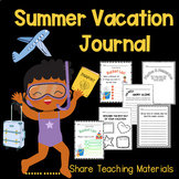 Summer Vacation Journal | Writing Opinions | Drawing | Sum
