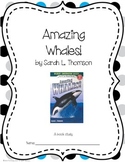 Amazing Whales! Book Study