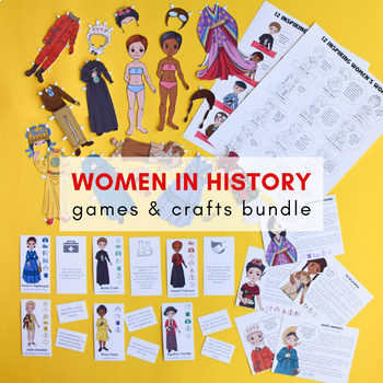 Famous Women in History: Big Bundle by Adventure in a Box | TPT