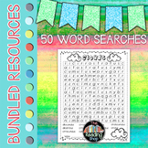 Word Search Puzzle GROWING BUNDLE (Free Updates) 54 Titles