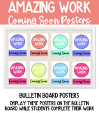 Amazing Work Coming Soon Posters