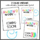 Amazing Work Coming Soon Sign {EDITABLE} by The Delighted Teacher