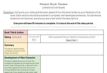 Preview of Amazon Book Review