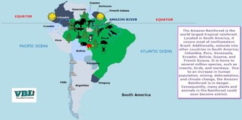 Amazon Rainforest Map Worksheets Teaching Resources Tpt