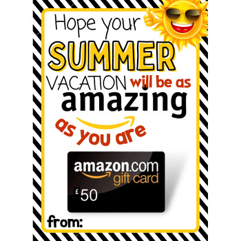 Preview of Amazon Gift Card Tags