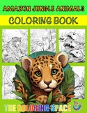 Amazon Jungle Animals Coloring Pages! Dynamic Coloring She