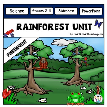 Preview of Amazon Rainforest Habitat PowerPoint Presentation Layers of the Rainforest