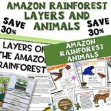 Amazon Rainforest Layers And Animals Bundle