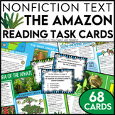 Amazon Rainforest Nonfiction Reading Task Cards