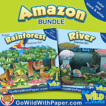 amazon river animals for kids