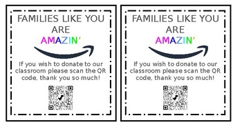 Preview of Amazon Wish List QR Code for Back to School