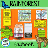 Amazon rainforest plants and animals lapbook project with 