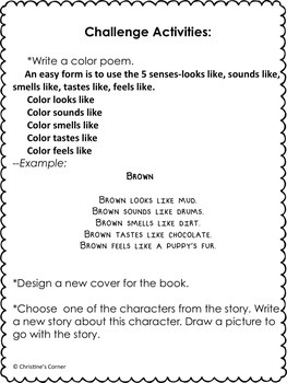 Amber Brown Is Not A Crayon Complete Book Study And Lesson Plan No Prep