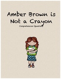 Amber Brown is Not a Crayon comprehension questions