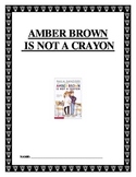 Amber is Not a Crayon Story Questions