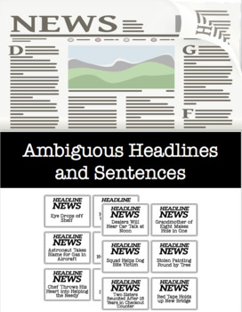 Preview of Ambiguous Headlines and Sentences