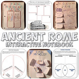 Ancient Rome Interactive Notebook Activities, Readings, Pr