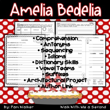 Preview of Amelia Bedelia | Novel Study for Comprehension