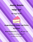 Amelia Bedelia Helps Out By Peggy Parish Comprehension Packet