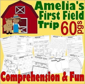 Preview of Amelia Bedelia's First Field Trip Read Aloud Book Study Companion Comprehension