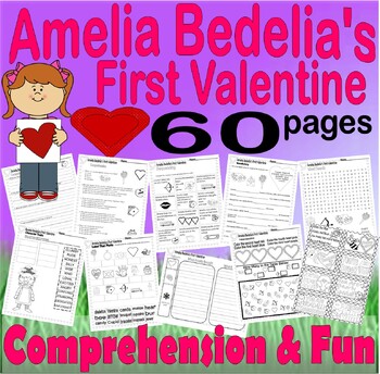 Preview of Amelia Bedelia’s First Valentine Read Aloud Book Study Companion Comprehension