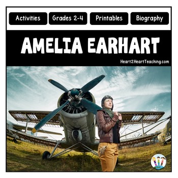 Preview of Amelia Earhart Biography & Activity Pack