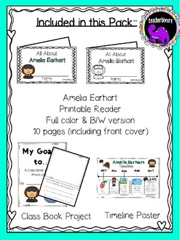 Amelia Earhart Activity Pack by Teacherbivore | Teachers Pay Teachers