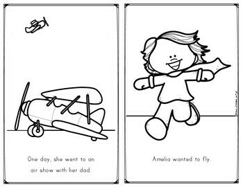 Amelia Earhart Biography (Planes) for Kindergarten & First Grade Women