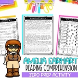 Amelia Earhart Biography | Reading Comprehension Passages 