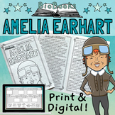 Amelia Earhart Biography Reading Passage Activity Booklet 