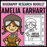 Amelia Earhart Biography Research Booklet