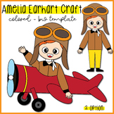 Amelia Earhart Craft | Aviator Paper Printable Craft | Wom