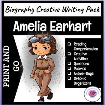 Preview of Amelia Earhart ~ Creative Writing | Research | Reading Comprehension