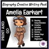 Amelia Earhart ~ Creative Writing | Research | Reading Com