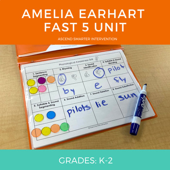 Preview of Amelia Earhart Fast 5 Unit