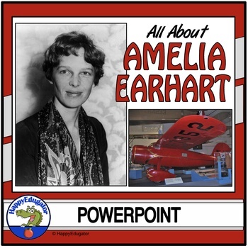 Preview of Amelia Earhart PowerPoint for Women's History Month
