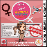 Amelia Earhart: Women's History Month Reading Comprehensio