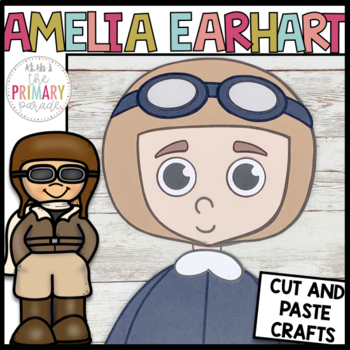 Preview of Amelia Earhart craft | Womens History Month Craft