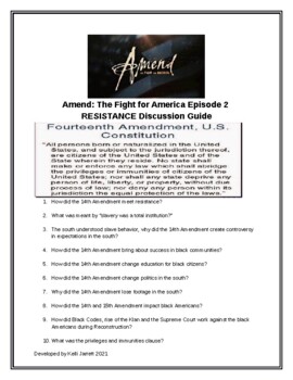 Preview of Amend Fight For America Resistance Episode 2