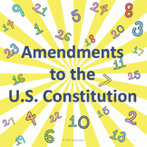 Amendments to the U.S. Constitution Powerpoint