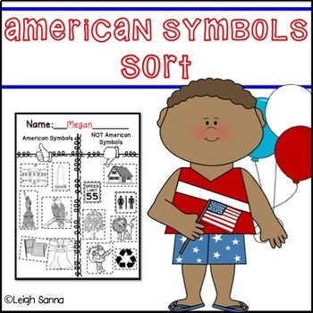 Preview of American Symbols Sort