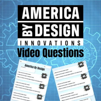 Preview of America By Design Video Questions