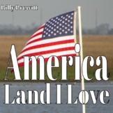 America, Land I Love (piano score + track)