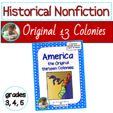 America:  Original 13 Colonies: Nonfiction Reading Comprehension