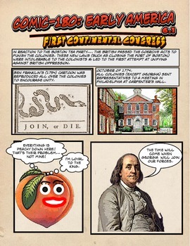 Preview of Comic 180: Early America, 6.1 (First Continental Congress)
