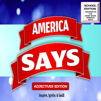 Preview of America Says Adjective Edition game
