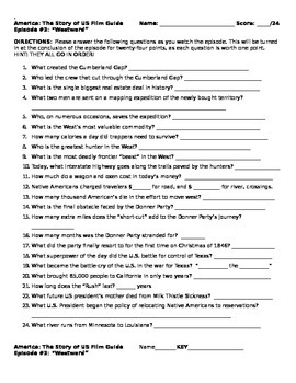 america the story of us westward worksheet answers You Will