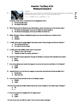 America The Story Of Us Westward Worksheet Pdf Answers Story Guest