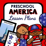 America Theme Preschool Lesson Plans-4th of July USA Activities